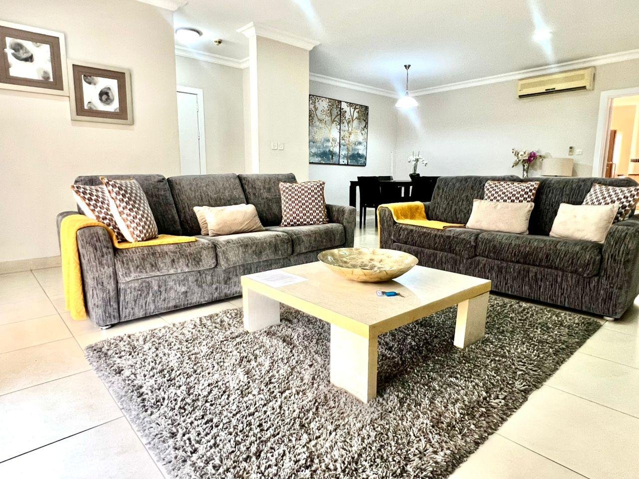 3 Bedroom furnished apartment